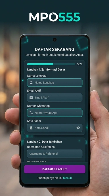 Cara Mudah Membuat Akun Baru mpo555
